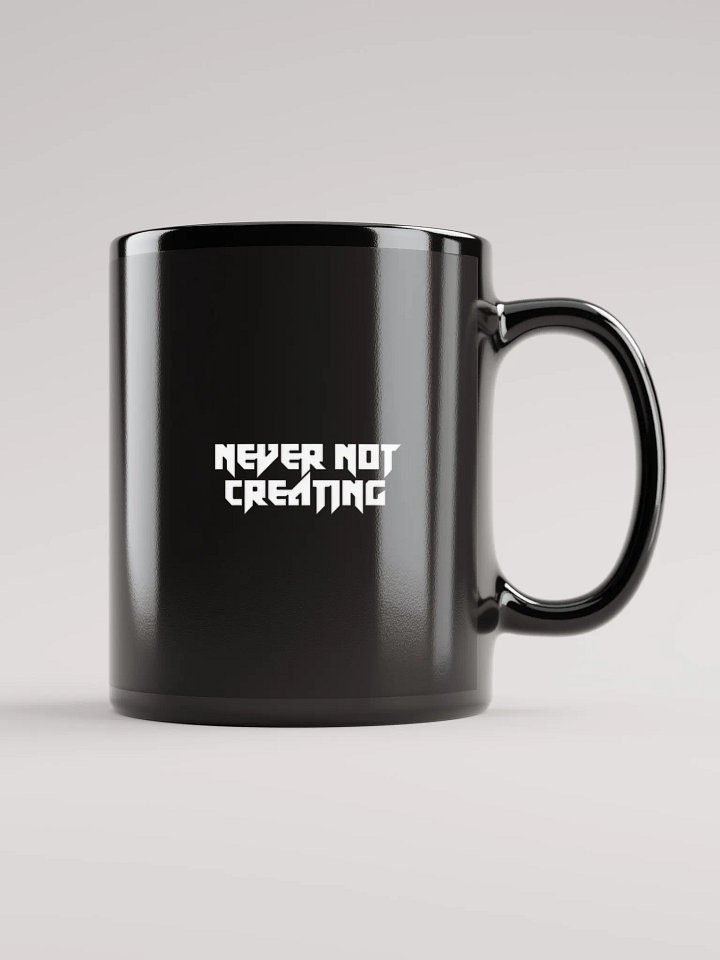 Never Not Creating Mug (Black) product image (1)