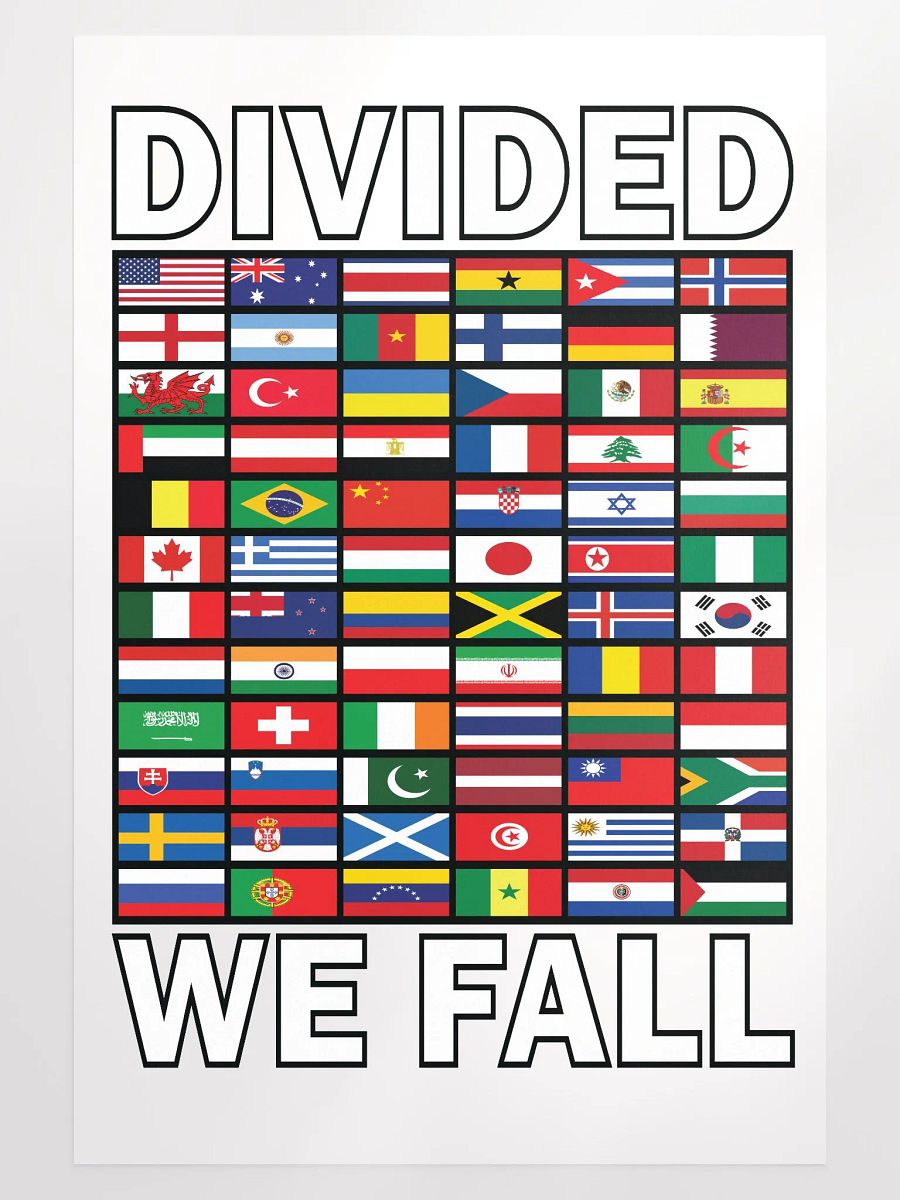 Divided We Fall - Nations - Enhanced Matte Paper Poster product image (2)