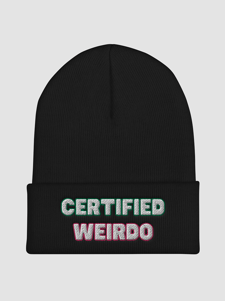 Certified Weirdo - Cuffed Beanie product image (1)