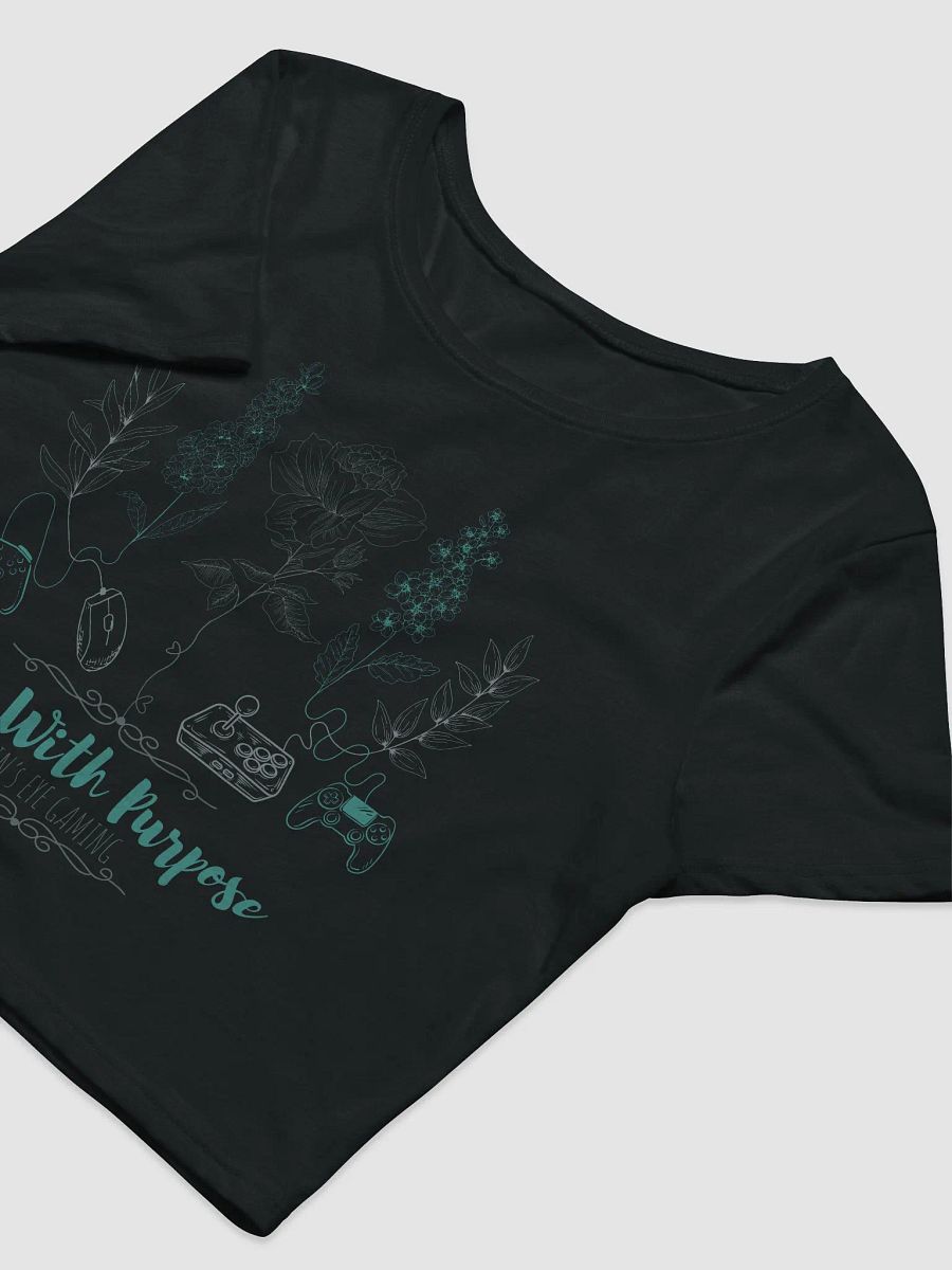 Game With Purpose - Floral Edition Crop Top product image (10)