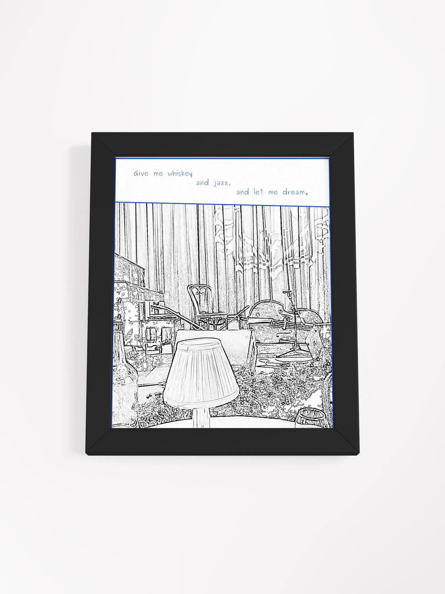 Whiskey, Jazz, & Dreams - B&W product image (1)