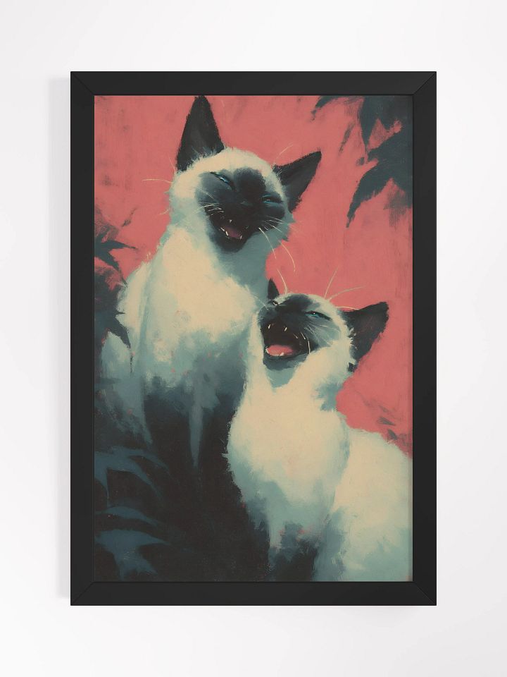 Chuckle Cats Framed Matte Poster product image (1)