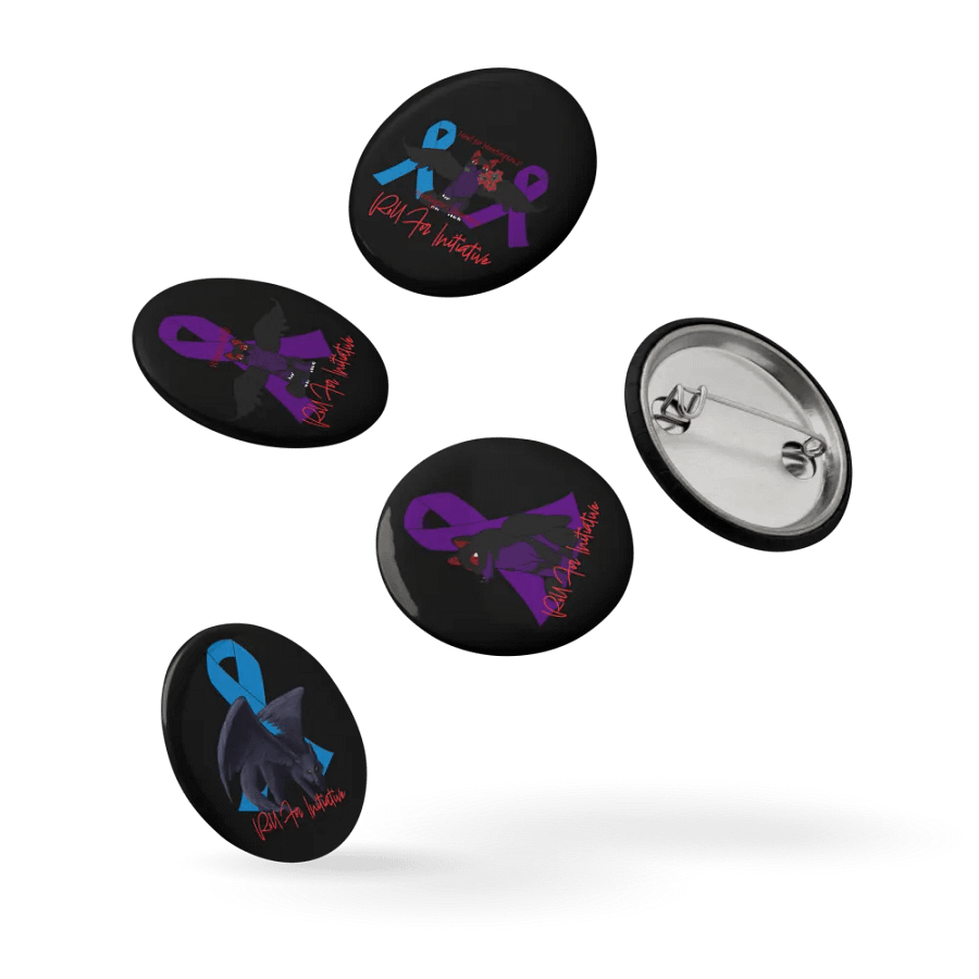 Huntington's Awareness Button Pin Set product image (9)