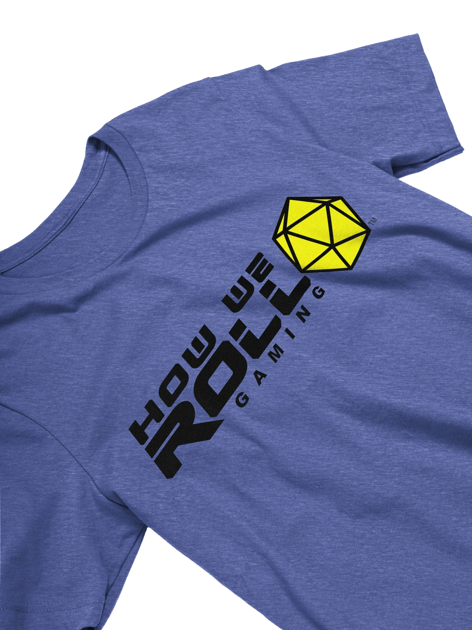 How We Roll Gaming T-shirt (black logo) product image (3)