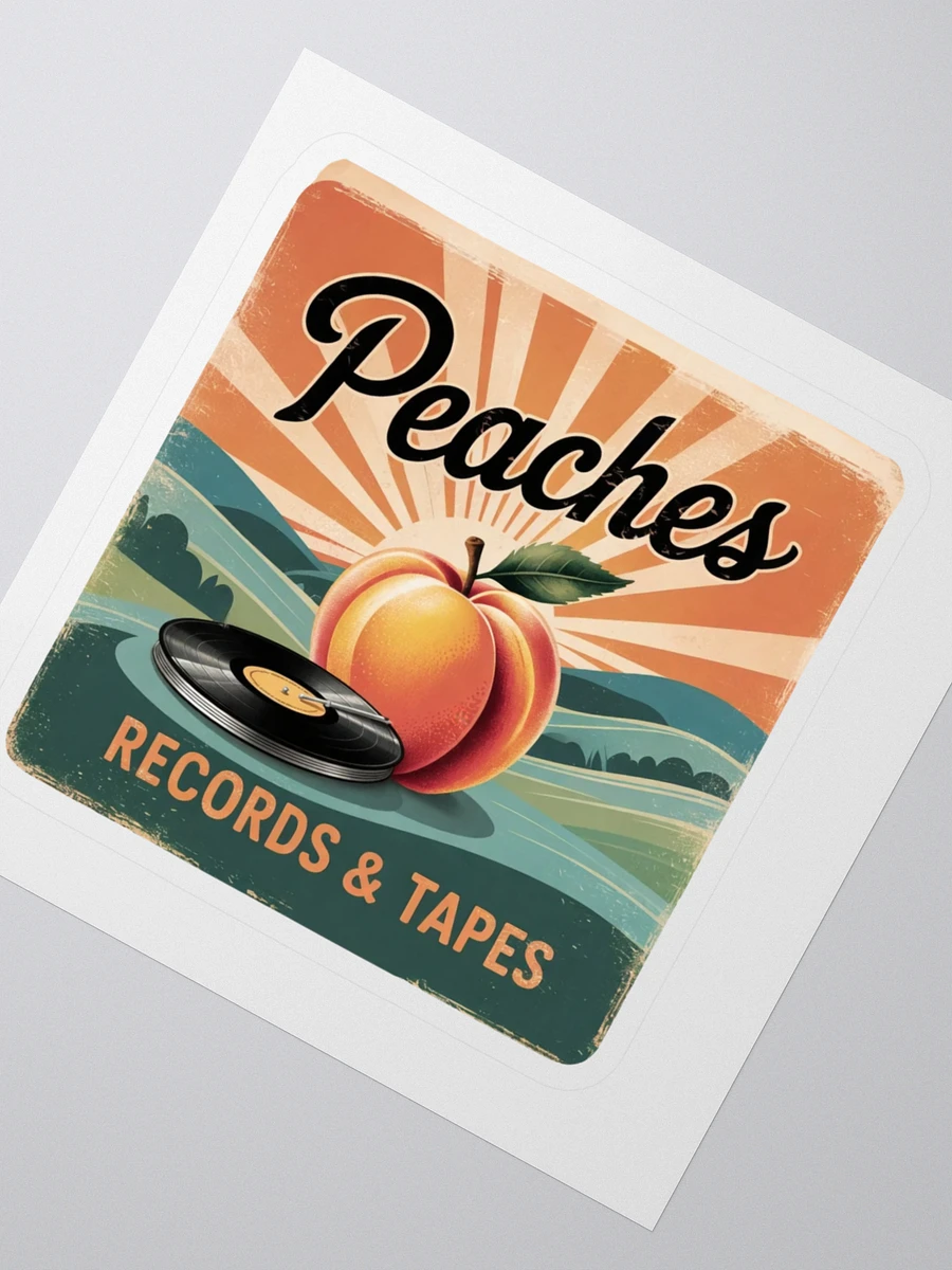 Peaches Records & Tapes Vinyl Sticker product image (2)