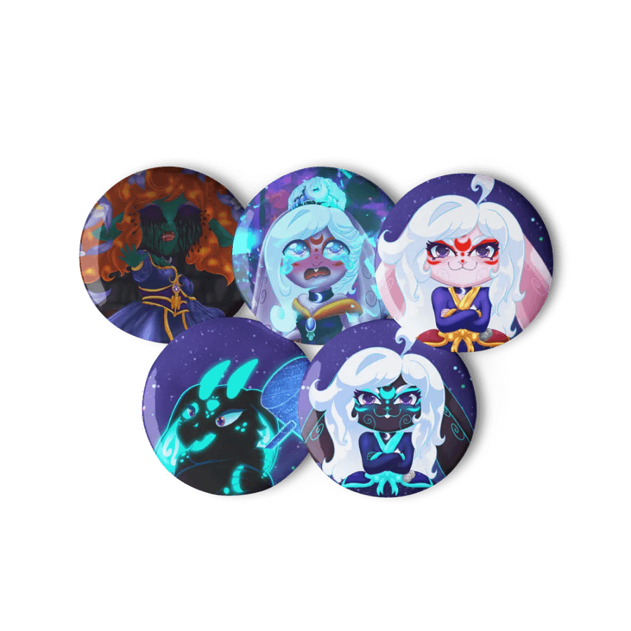 Lunabun and Friends Pin Set product image (1)