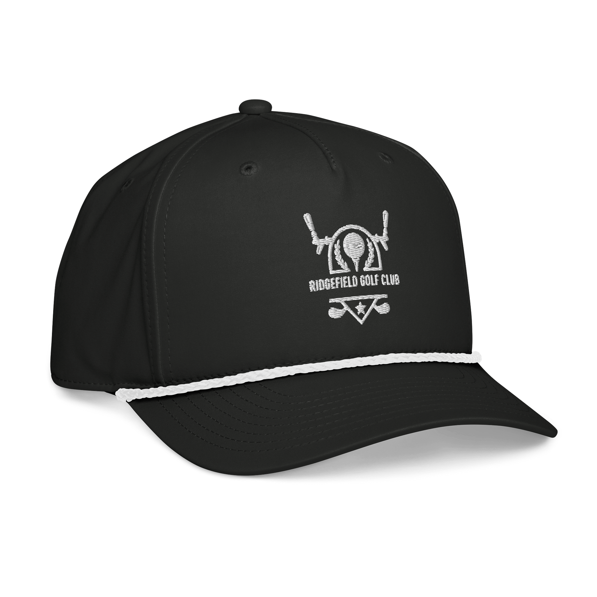 Ridgefield Golf Club Classic Rope Cap B/W product image (3)