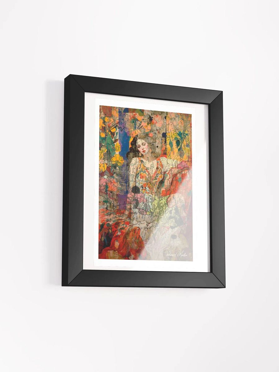 Lady of the World by Edward Martin-Vibrant Layers Framed Art Print product image (6)