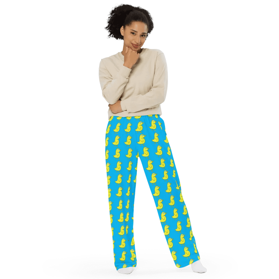 Quacker Waddle-Waddle Unisex Wide-Leg Pants product image (11)