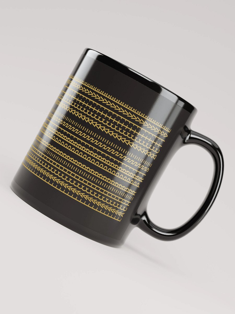 Mug Noir Codé Zen Doré - Lacher Prise Activé - Cadeau Chic product image (4)