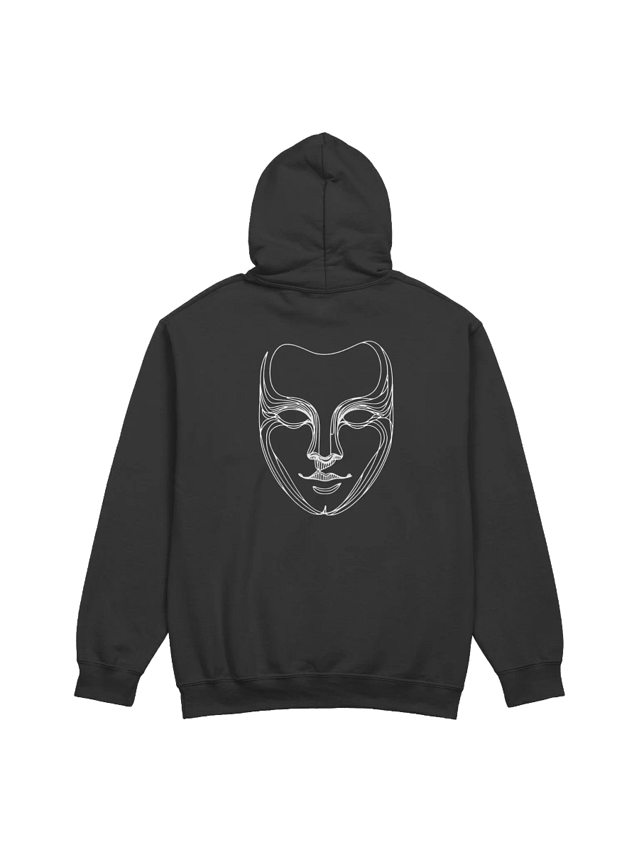 Minimalist Theater Mask Line Art Hoodie product image (22)