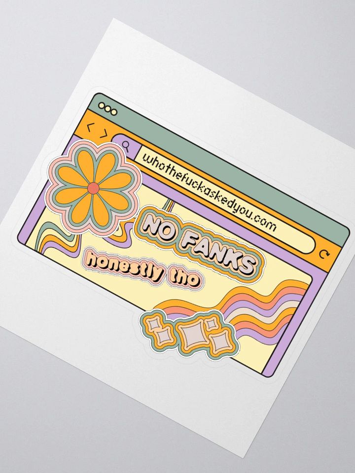 WHOTFASKEDYOU.COM kiss-cut sticker product image (2)