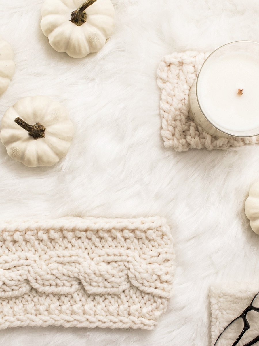 Cable Headband Knitting Pattern - Uplifting product image (1)