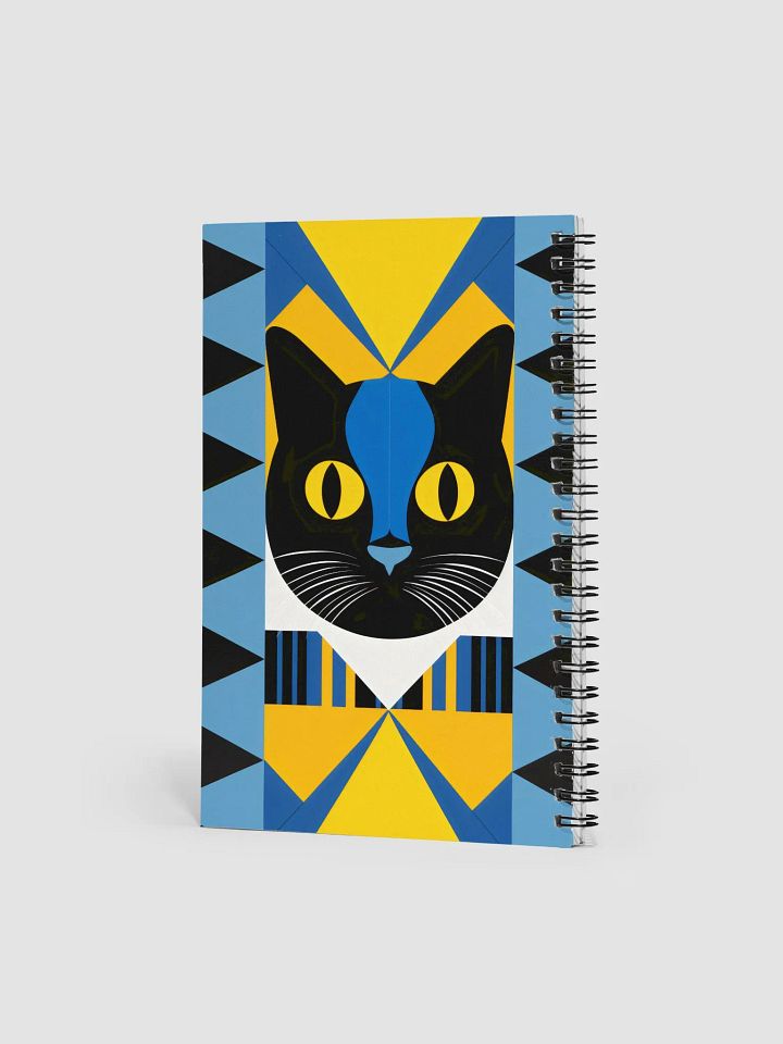Geometric Cat Dreams Spiral Notebook product image (2)