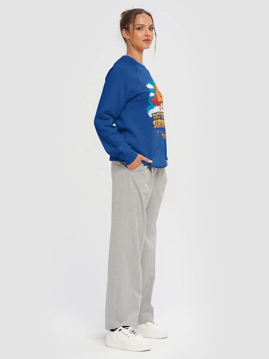 Taco Tuesday Superhero Raglan Sweatshirt Bella+Canvas (Unisex) product image (35)