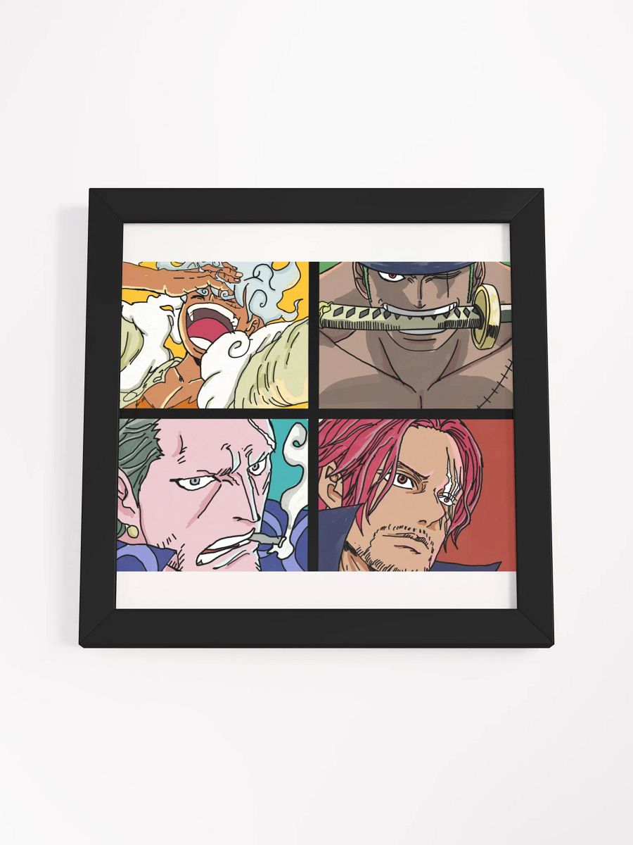 Captains and vice captains Anime Collage Framed Poster product image (17)