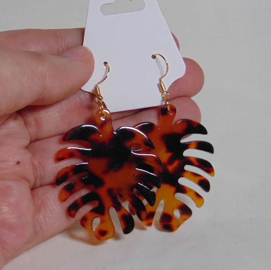 Monstera Leaves Earrings product image (3)