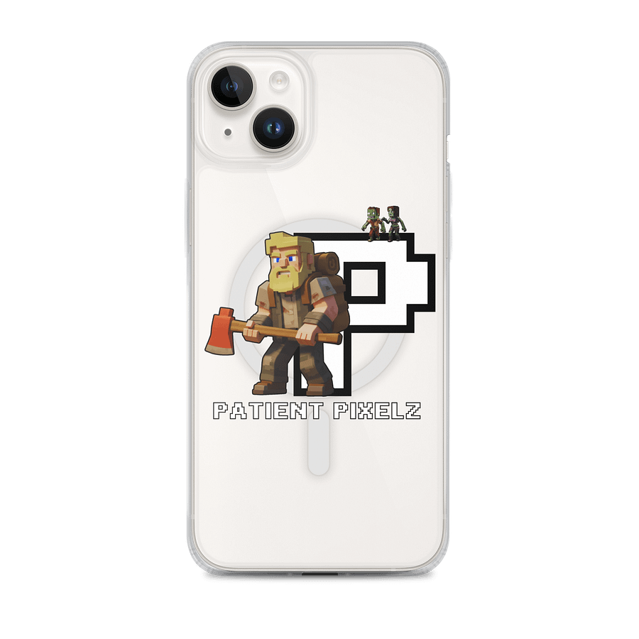 Patient PixelZ P Logo iPhone® MagSafe® Case (Clear) product image (1)