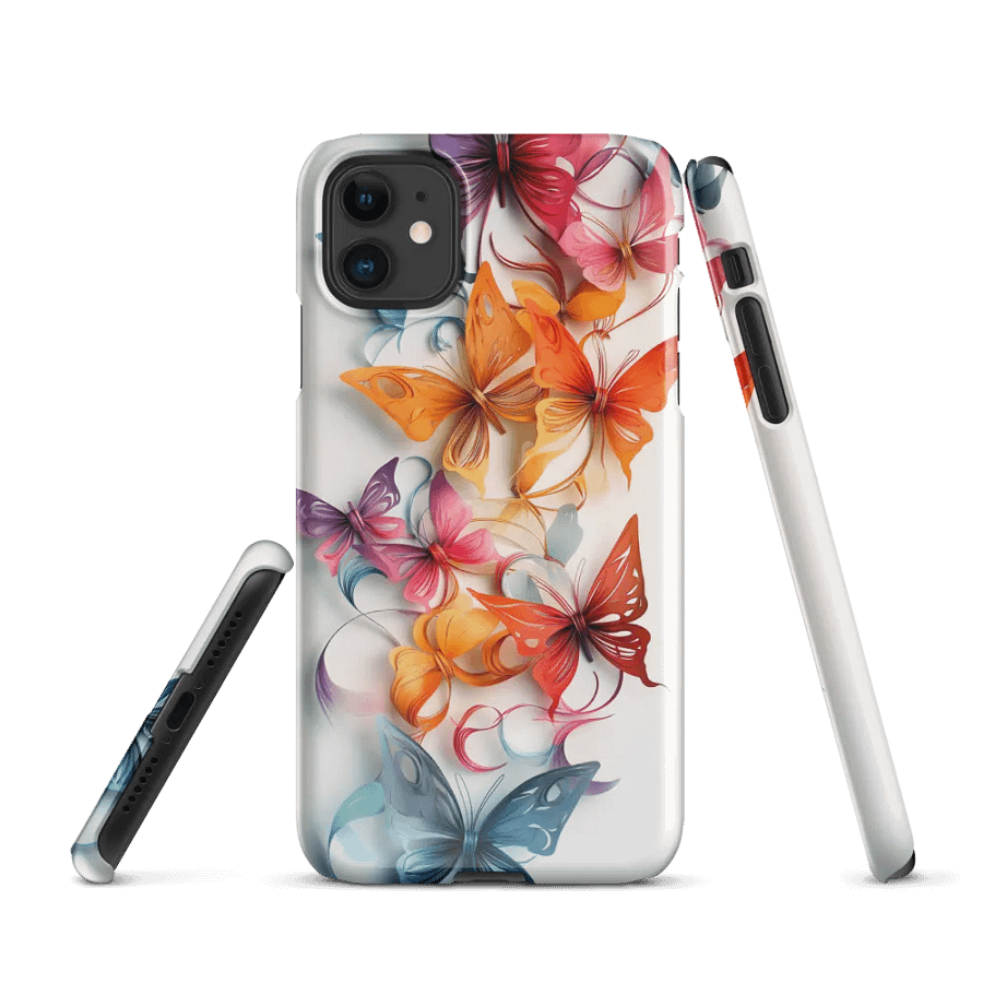Fluttering Beauty iPhone Case product image (1)