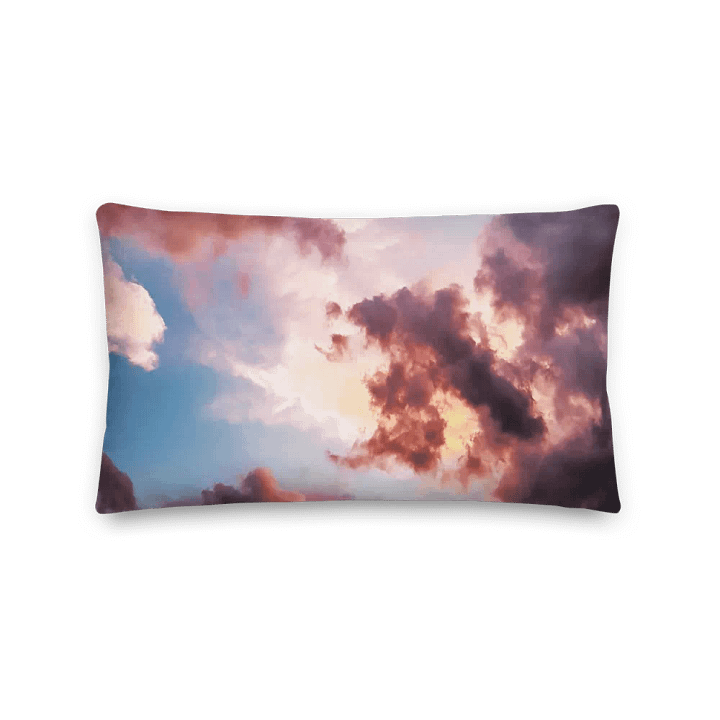 Sky Symphony Sunset Pillow product image (1)