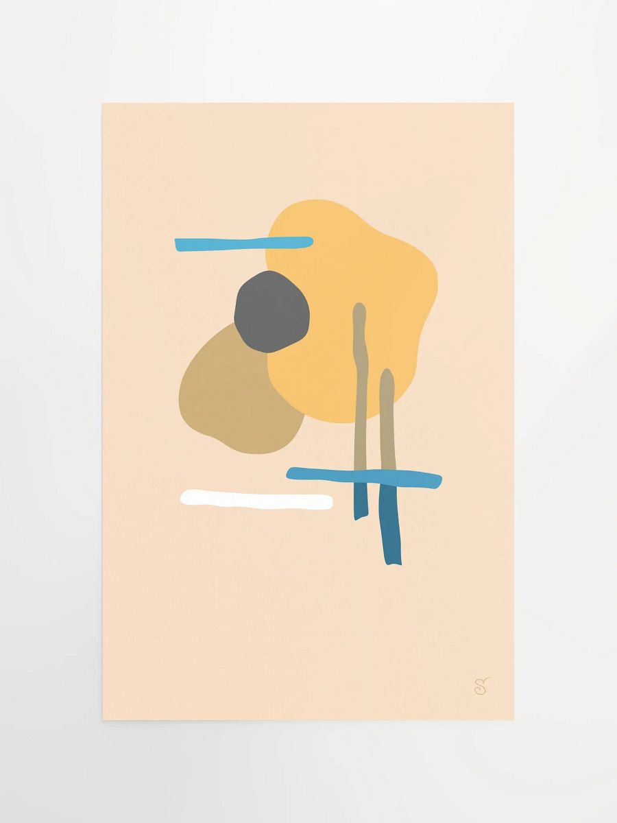 Geometric Harmony Matte Poster - Abstract Image No. 1 product image (4)
