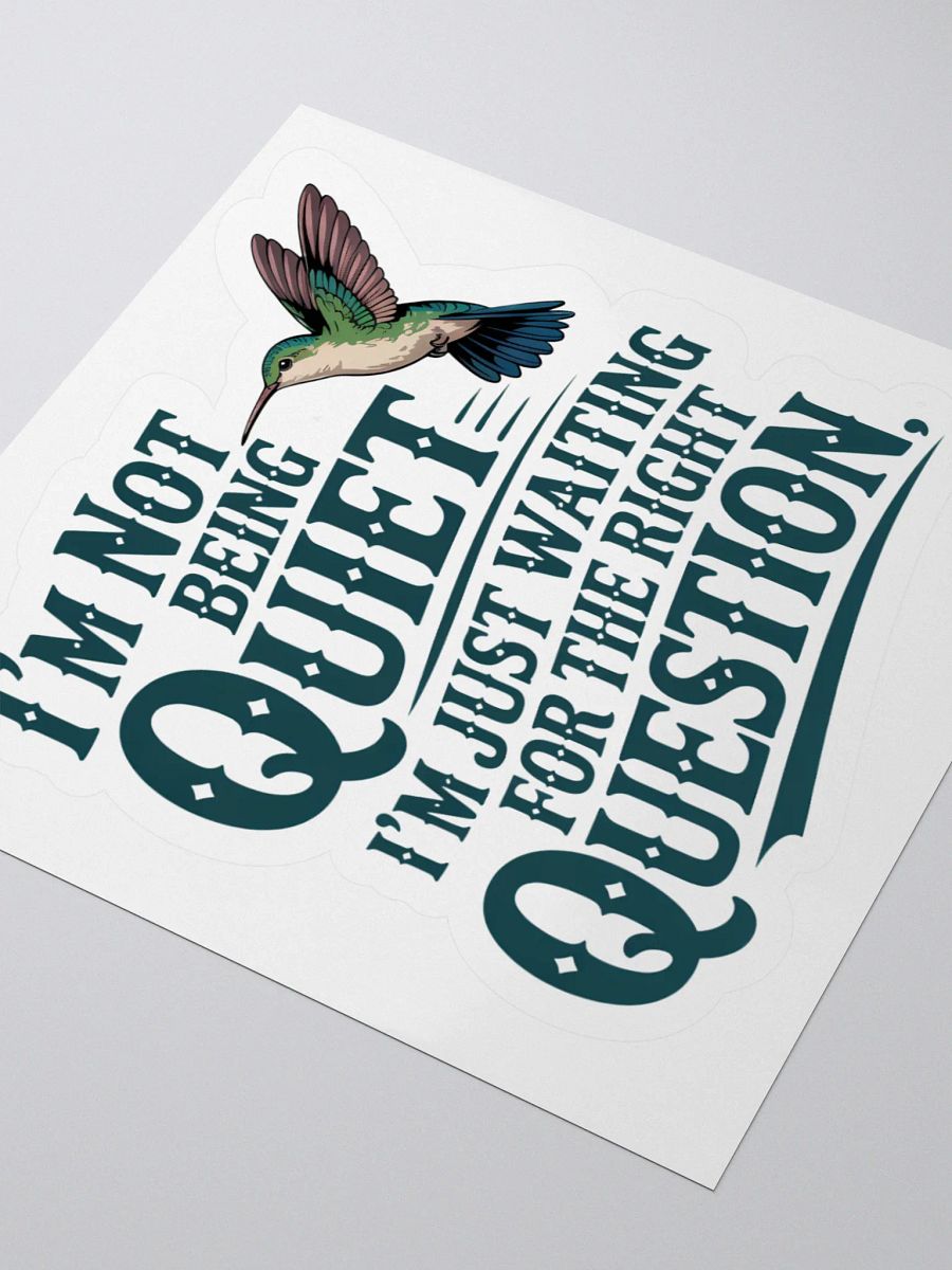 Not Being Quiet Human Design Projector Sticker product image (9)