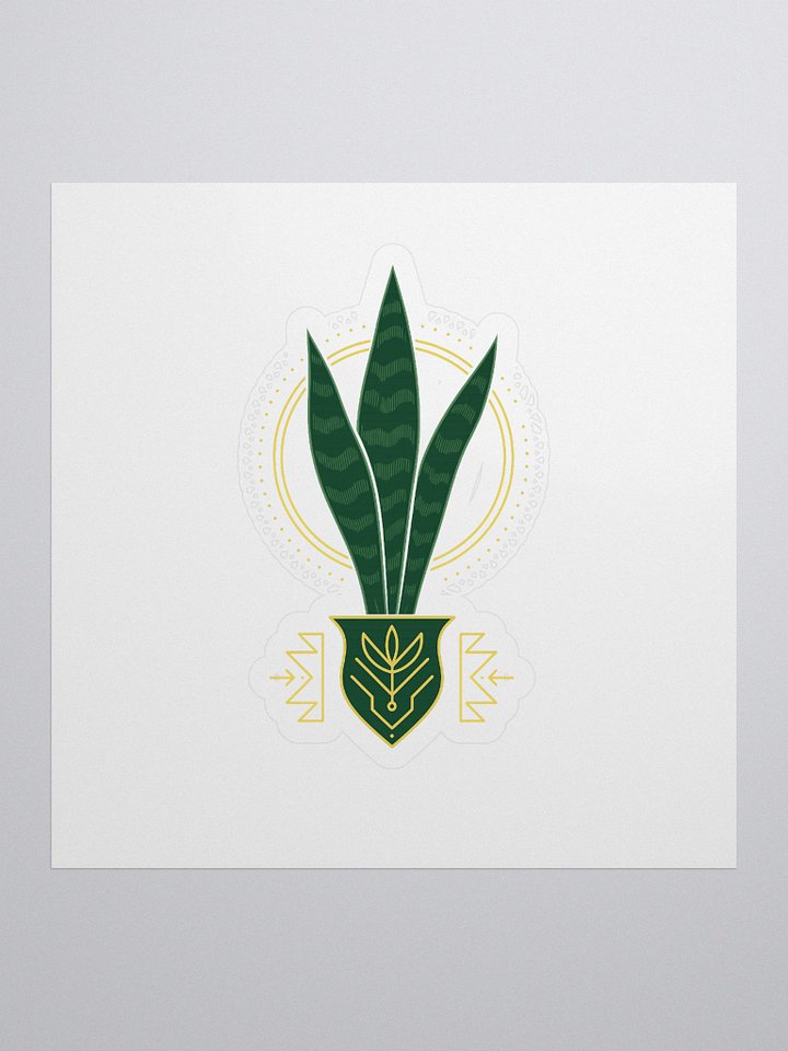 Snake Plant cutout sticker product image (1)