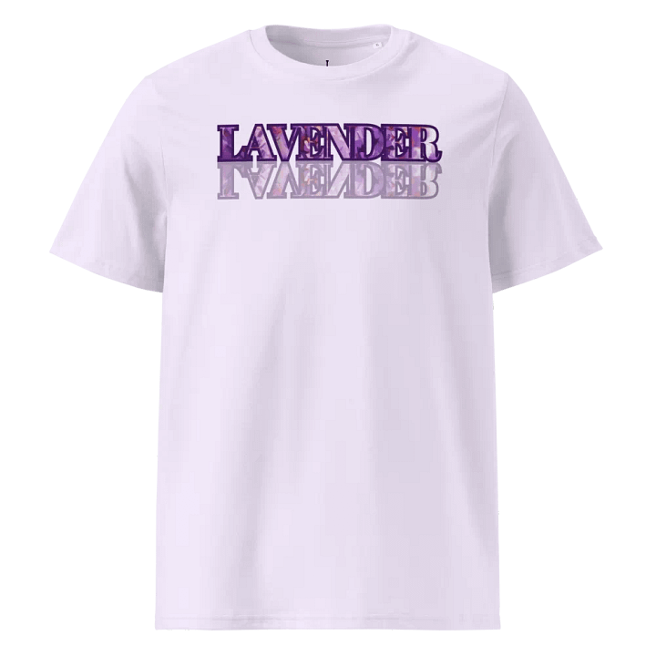 Lavender Reflection Unisex Organic T-Shirt product image (2)