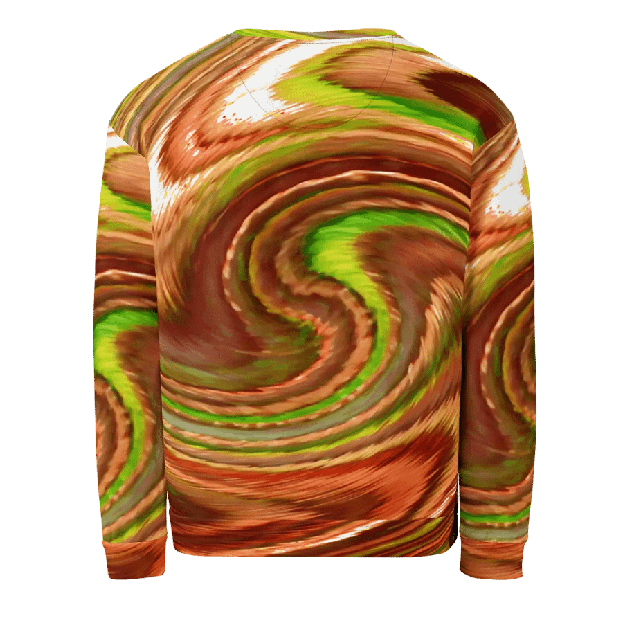 Abstract Swirling Earth Tones Lochan Water Reflections Unisex Sweatshirt product image (11)