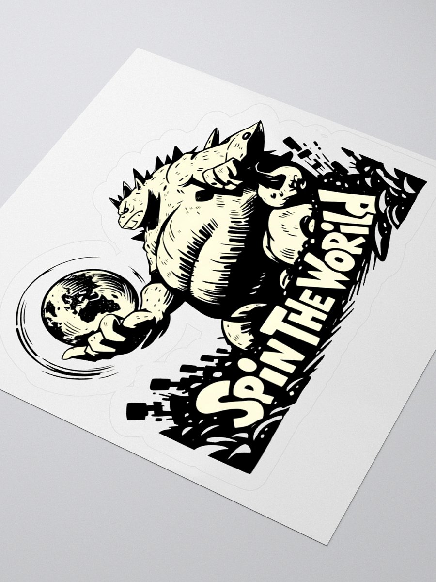 Monochrome Monster: Spin the World Sticker product image (7)