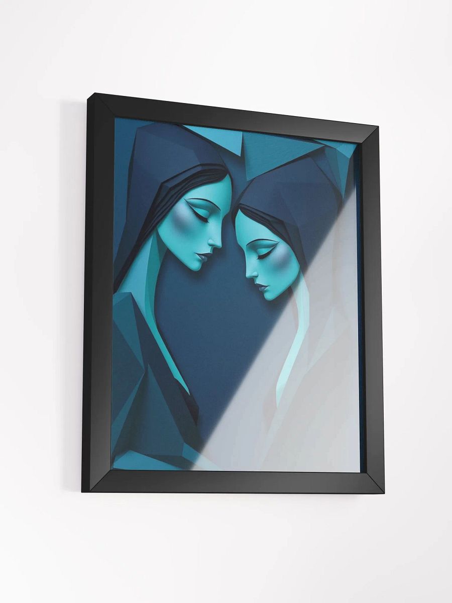 Symmetry in Blue Framed Print product image (13)