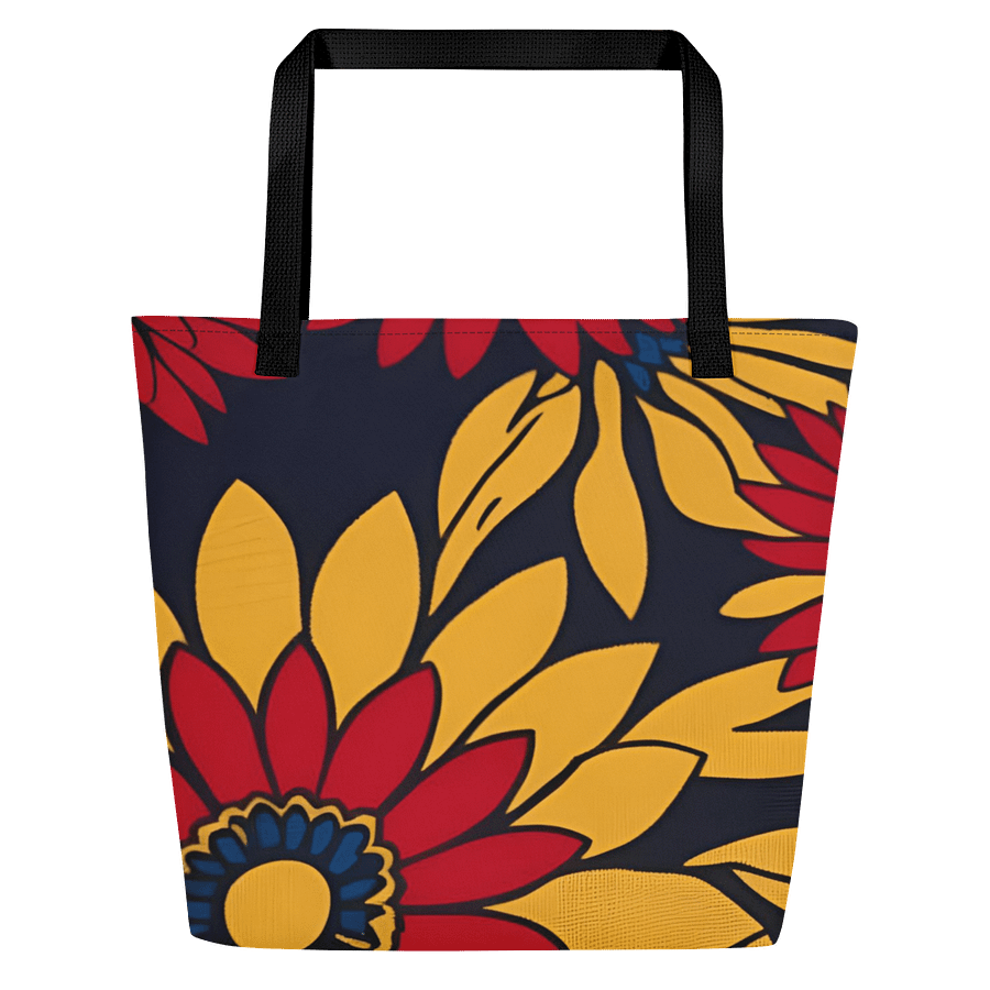 Vibrant Floral Fantasy Tote Bag product image (1)