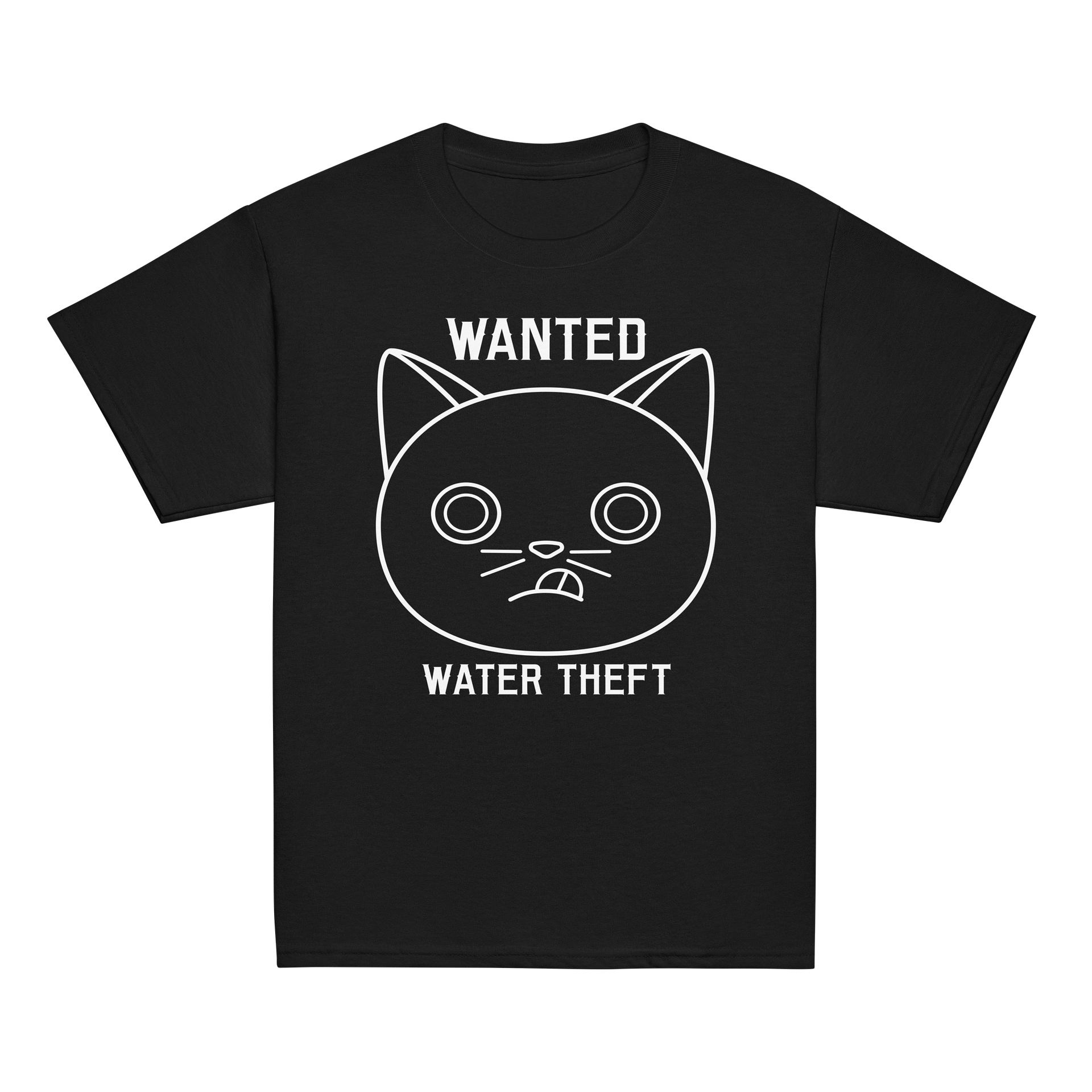 Wanted (Water Theft) - Unisex Youth Heavyweight T-shirt product image (2)