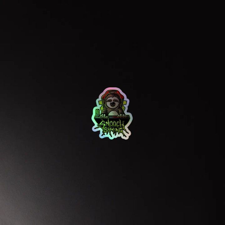 Snooch Gaming Holographic Logo Sticker product image (2)