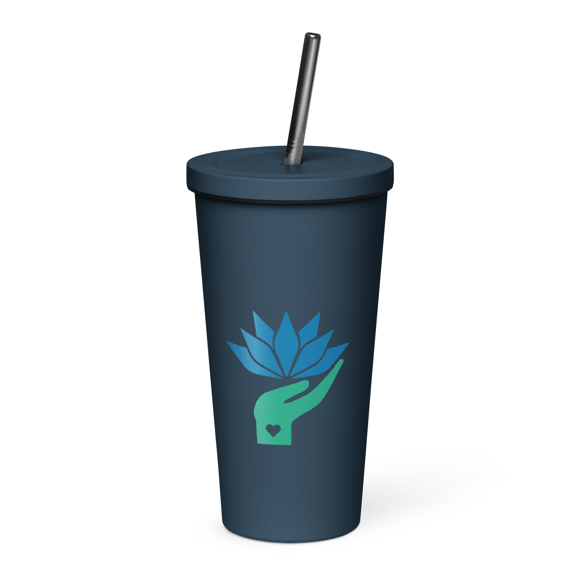 Lotus Heart Insulated Tumbler product image (1)