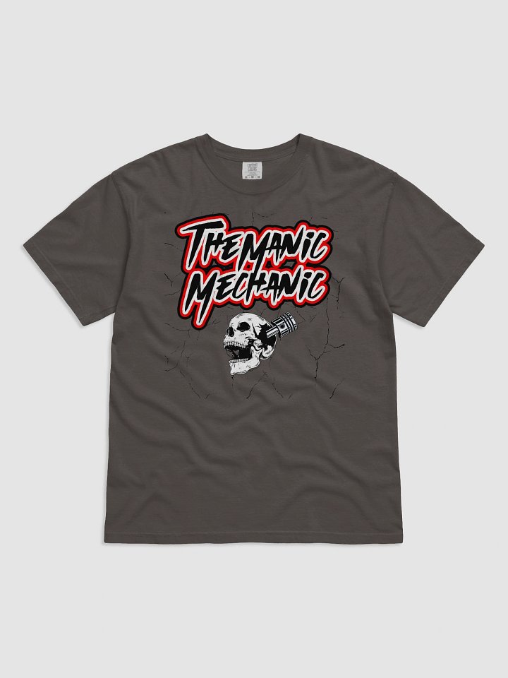 The Manic Mechanic™ Comfort Colors Piston Skull T-shirt product image (1)