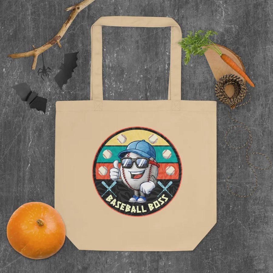 Baseball Boss Eco-Friendly Tote Bag product image (4)