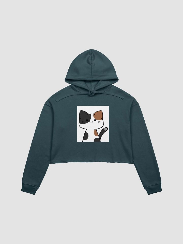 Cute Cartoon Kitty Crop Hoodie product image (7)