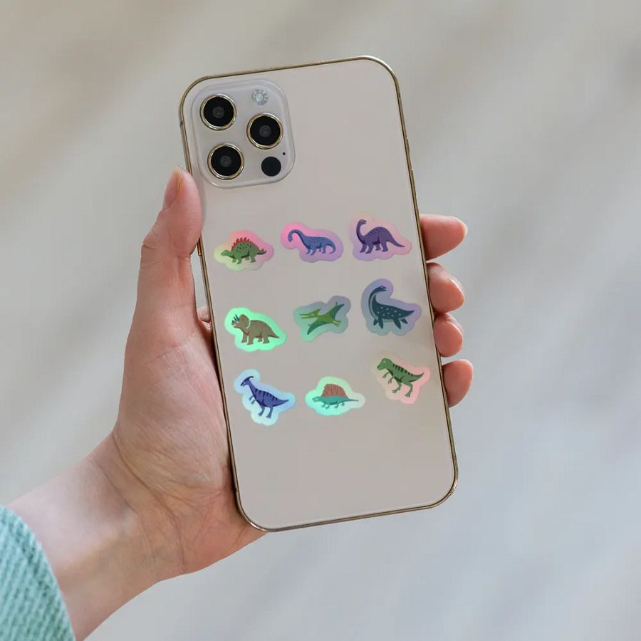 Dino Delight Holographic Sticker Pack product image (6)