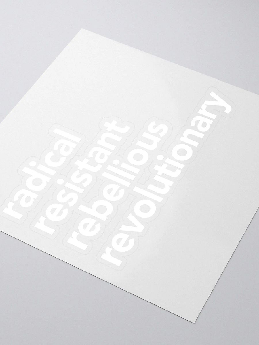 Radical Resistant Sticker product image (3)