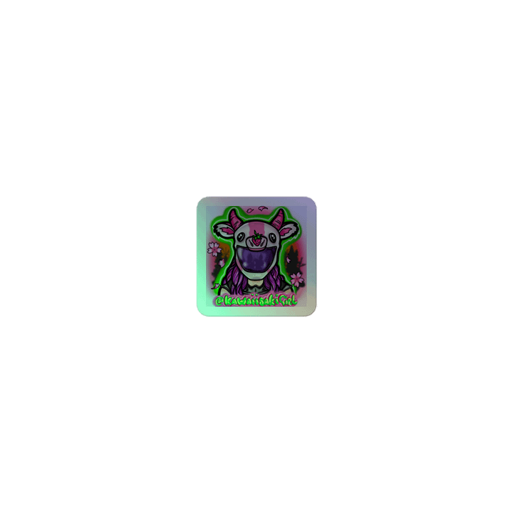 Holographic Kawaiisakigirl Sticker product image (1)