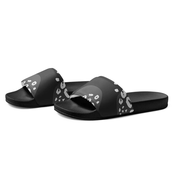 Grey Leopard Women's Slides product image (2)