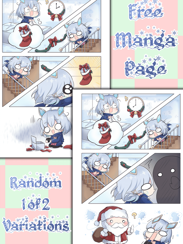 Holiday Manga Page product image (1)