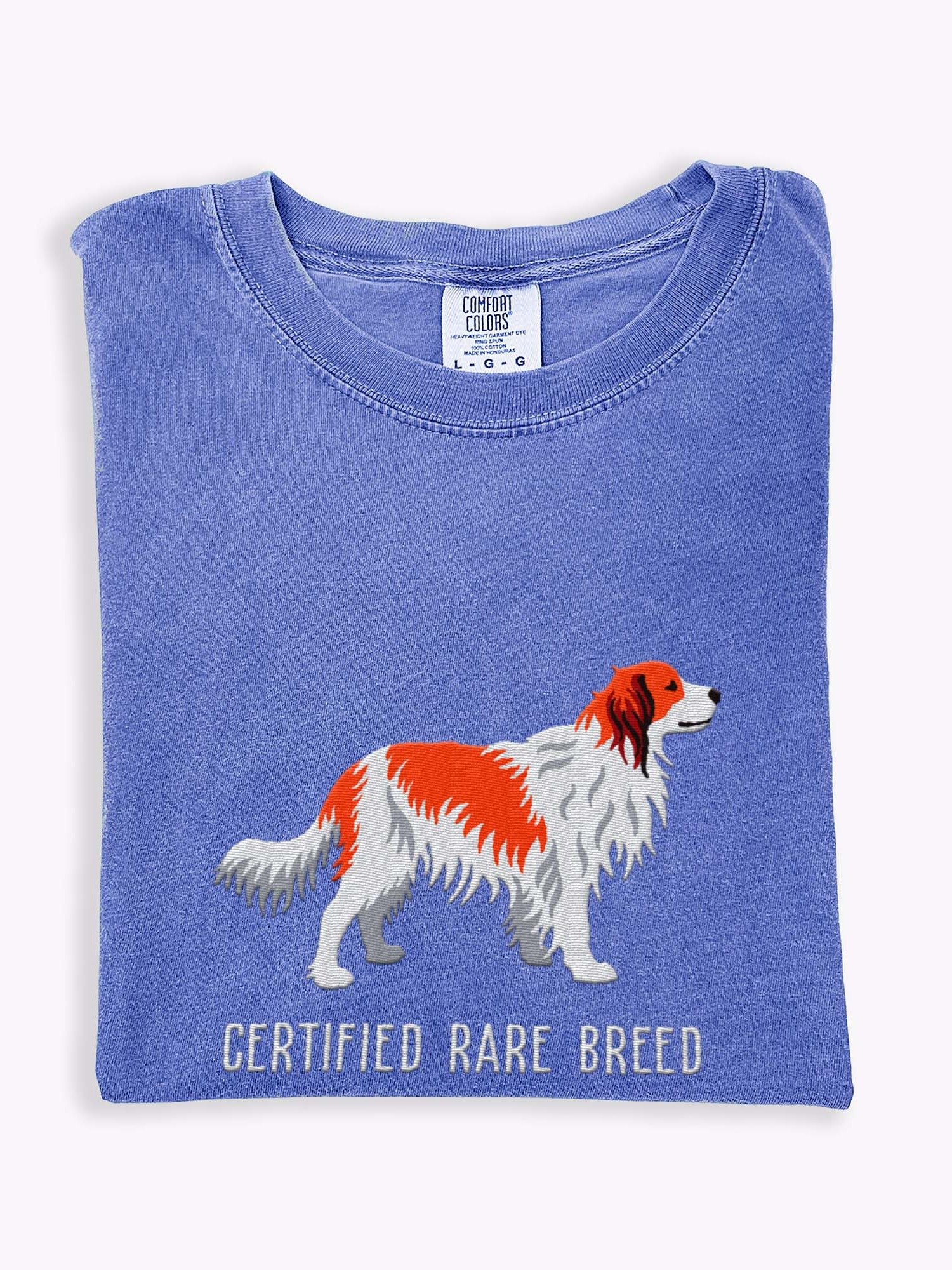 Certified Rare Breed T-Shirt(Embroidered) of a Kooikerhondje product image (1)