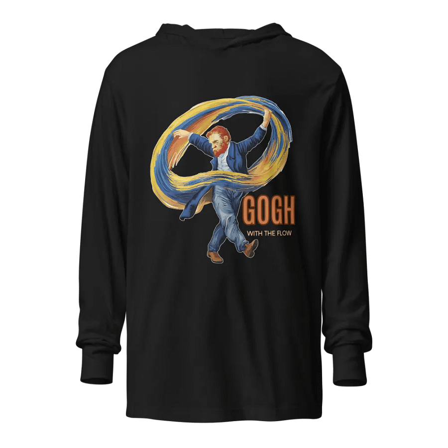 Gogh with the Flow Unisex Hooded Tee product image (1)