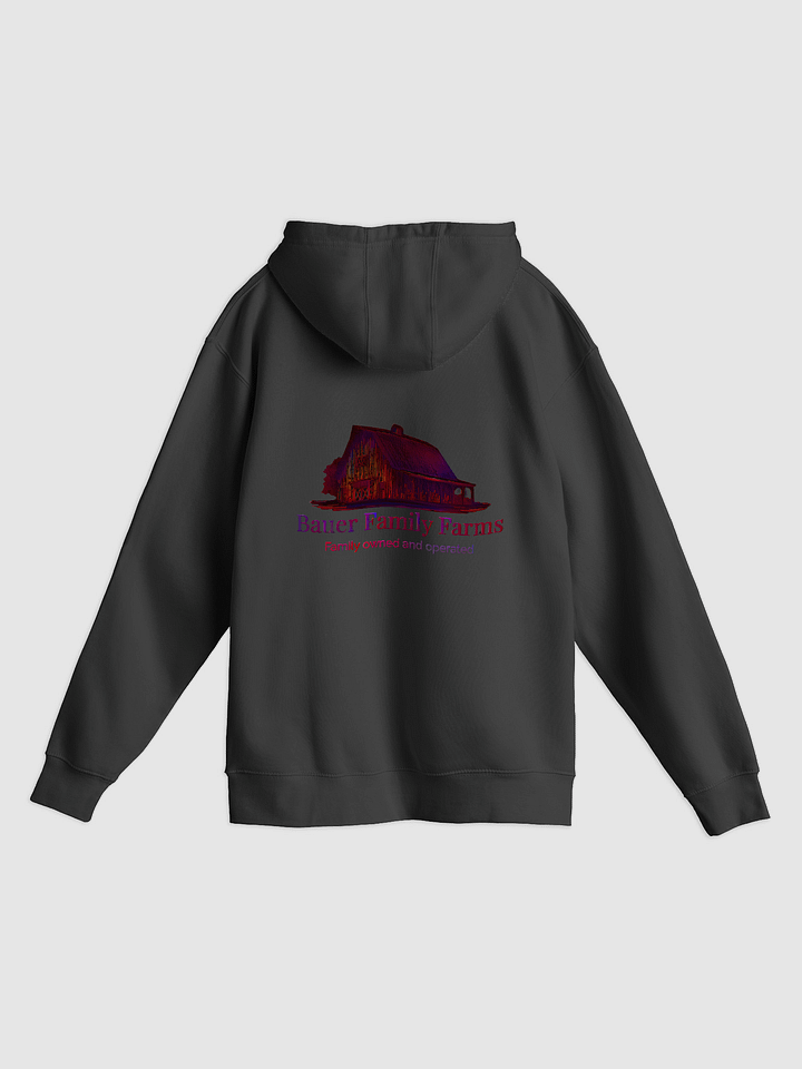 Bauer Family Farms Barn Illustration Premium Hoodie product image (2)