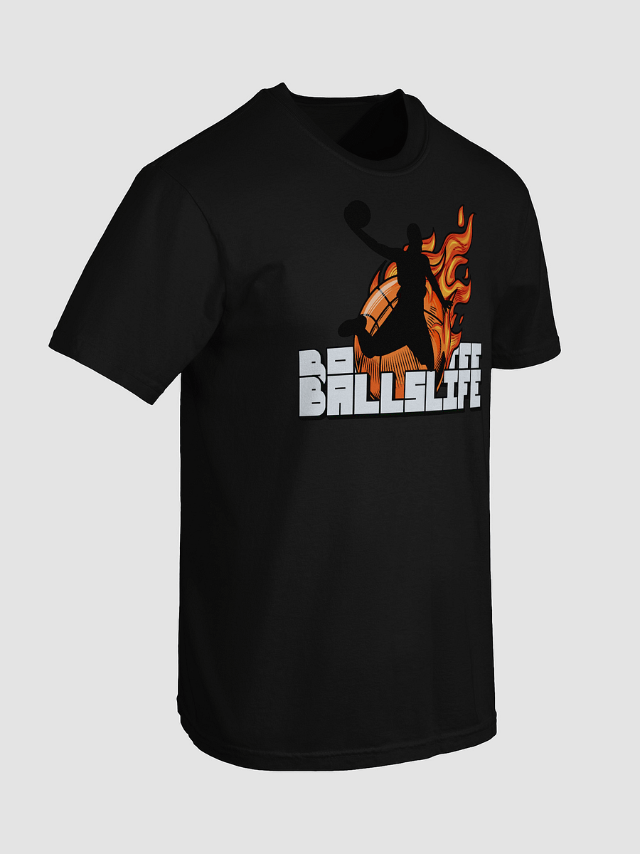 Flaming Basketball Silhouette Tee product image (61)