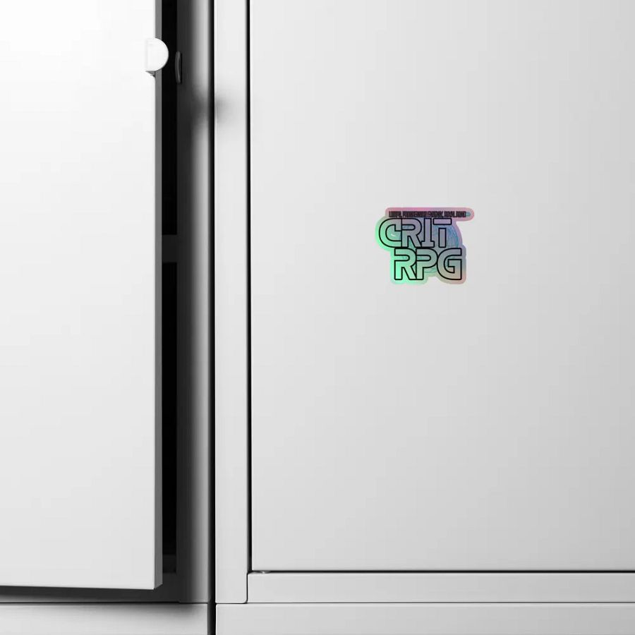 CritRPG Holo Sticker! product image (6)