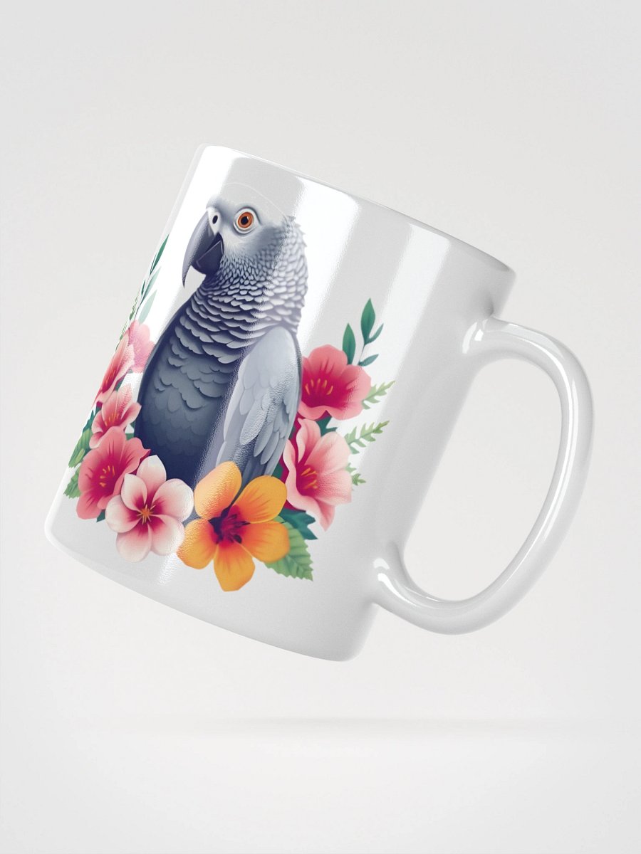 Floral African Grey Mug product image (6)