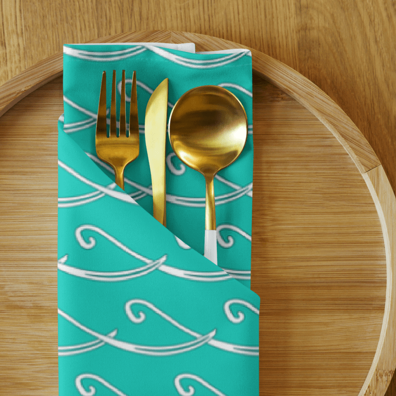 Set of Party Time! Stripes and Waves Cloth Napkins product image (5)